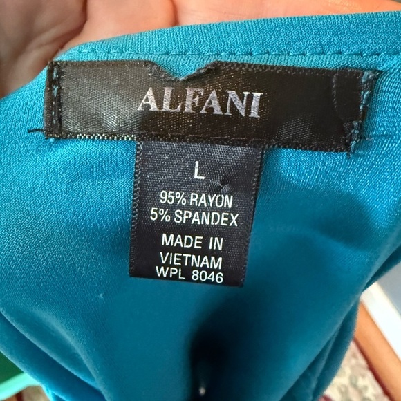 Alfani Greek Goddess Women's Sz L Sleeveless Gathered Dress Blouse - Picture 5 of 5